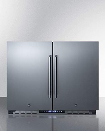 36 In. 5.8 Cu. Ft. Built-In Side By Side Refrigerator With Freezer In Stainless Steel, Coun on Fridge.com - View 2