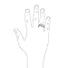 Imagen de Bling Jewelry Unisex Clear Channel Set Cubic Zirconia Aaa Cz Princesa Invisible Cut Anillo De Boda Para Hombres Mujeres