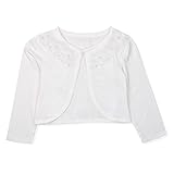 Süße elegante Baby Strickjacke Mädchen Bolero Cape Bolero für Kinder, modische Ergänzung zu einem ärmellosen Oberteil oder Kleider geeignet.