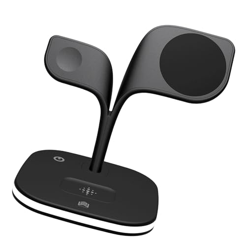 Station de charge rapide pour table de chevet avec veilleuse et support smartphone