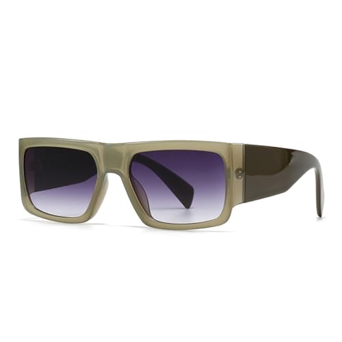 Lunettes de soleil de haute qualité au design géométrique et finitions rétro élégantes