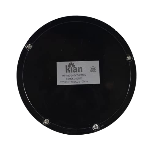 Luminária de Mesa Led 4W Azul 5.000K Branca Fria Kian
