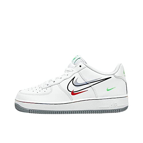 Nike Youth Air Force 1 DM9473 100 Multi-Swoosh - Size 6Y