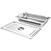 20.9 x 12.8 x 3.9 Inch a stainless steel steam table pan. Featuring an anti-jam design, these versatile hotel pans are suitable for hotels buffets serving for food storage and warming.