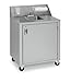 Crown Verity Stainless Steel Double Portable Hand Sink, 34.375 x 25.25 x 47.75 inch -- 1 each.