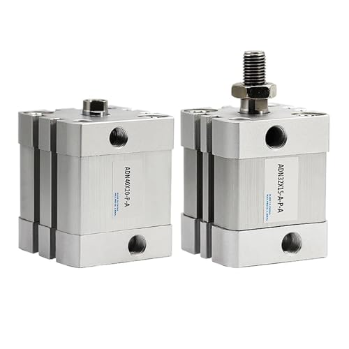 Vérin pneumatique ADN32 double effet carré avec filetage mâle robuste