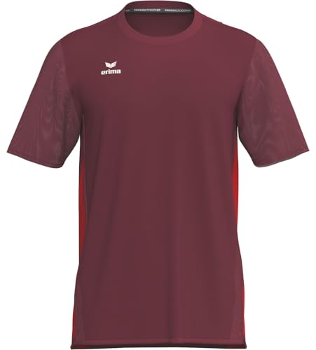 Camiseta funcional erima T&F Wings bordeaux para niños talla 164