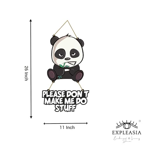 Image of EXPLEASIA Decorative Wall Hanging Wooden Art Decoration Item for Home Office Living Room Bedroom Decoration Items Kitchen Wall Home Decor Gifts Quotes Decor Item Wall Art Gift Items