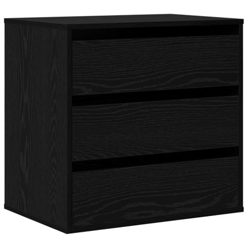 VidaXL Cajonera Otro Roble Negro 60 x 41