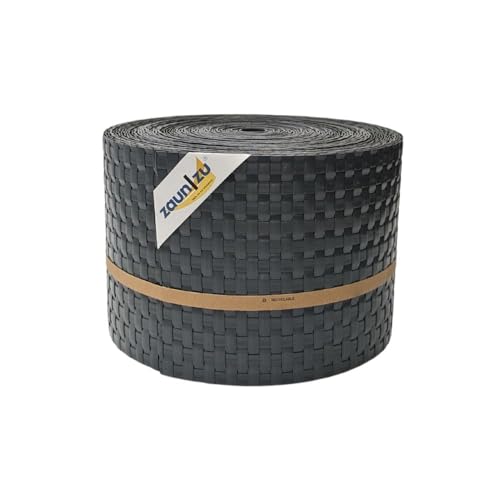 zaun|zu® Rattan 26 m Rolle: Sichtschutzstreifen PE für...