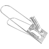 FRCOLOR Stainless Steel Dust Mop Frame for Floor Cleaning Ergonomic Support Replaceable Cloth Head for Hardwood Tile and Surfaces