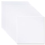 36 Pieces 6 mil Blank Stencil Material Sheets Square Blank Mylar Templates,12 x 12 inch Clear Template Sheets for Making Stencils