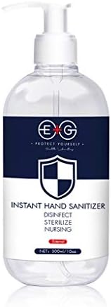 (2Pack×10.15 Fl Oz/300ML）EG Refreshing Hand Sanitizer Gel,Washless Hand Soap Gel, Super-Large Capacity Household Cleaning Gentle Hydrating Hand Sanitizer Soothing Gel,Non-irritating,Pump Bottle (300 M