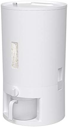 米びつ 米糠 米のバレル 6kg 10kg 保存 防湿 密閉 米入れ こめびつ 虫除け ホワイト 防虫 洗える 計量 お米保存容器