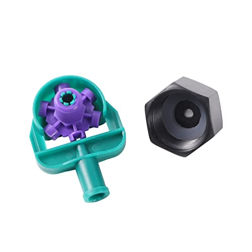 Kit de riego para invernaderos y gotero para riego de jardinería ajustable 6