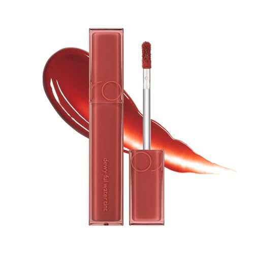 rom&nd wodny błyszczyk do ust różowy długotrwały odcień do ust | Naturalny nawilżający błyszczyk do ust MLBB | 0,18 fl oz (04 chilli)