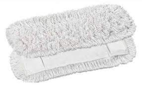 frange coton à poches pour balai à franges - balayage à plat (80 cm)