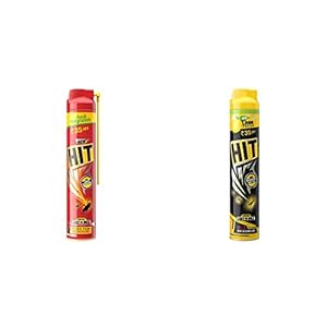 HIT Spray Crawling Insect Killer (400ml, Red) & Lime Flower Insect Spray, 400ml Combo
