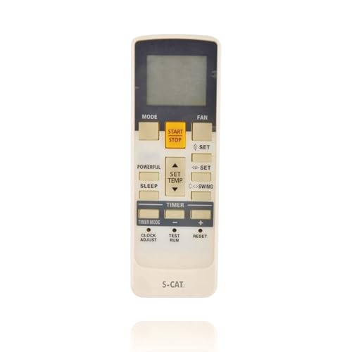 Image of S-CAT Compatible with O General AC Remote Control Model Original AR-RAJ1E 107A (No Backlight) Suitable for 1 /1.5 /2 Ton Split /Window AC (Match Old Remote Exactly, for Any Issues Contact Helpline)