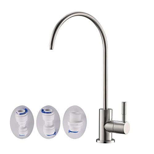 Havin Non-Air Gap Filter Tap,Sink Faucet, Drinking Water Faucet, Beverage Faucet,Reverse Osmosis Faucet,Ro Faucet, Kitchen Water Purifier Faucetfor Water Filtration System(Brushed Polished) #TOP4
