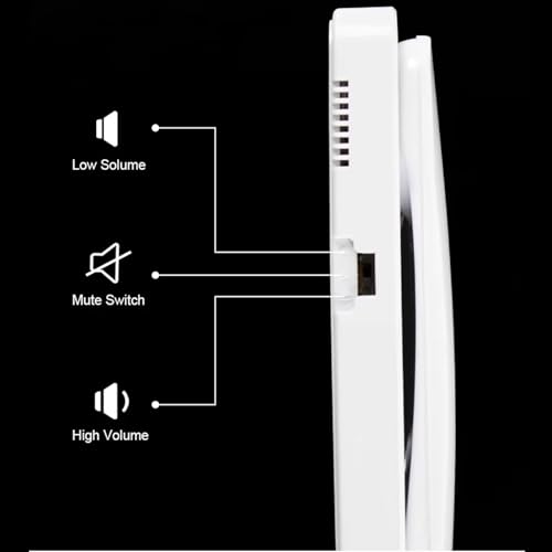 Téléphone fixe mural bidirectionnel avec combiné ultra léger - 5