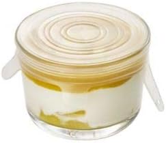 Lakeland Clear Reusable Silicone Stretch Lids (Pack of 6 assorted sizes)