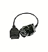 Produktbild Lelukee OBD2 20 Pin auf 16 Adapterstecker Scannerkabel runder Diagnose-OBDII-Adapter für E36 E38 E39 E46 E53 X5 Z3