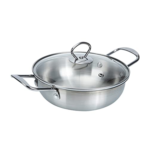 PRETYZOOM Mini Sartén De Acero Inoxidable Olla Para Ramen Caliente Fácil De Limpiar
