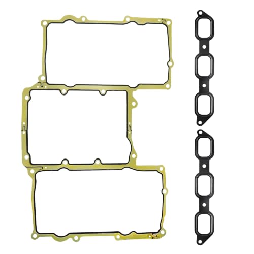 Image of Intake Manifold Gasket Kit Compatible with 2013-2020 Jaguar XJ XF F-Type F-Pace XE 3.0L Replace #LR041680