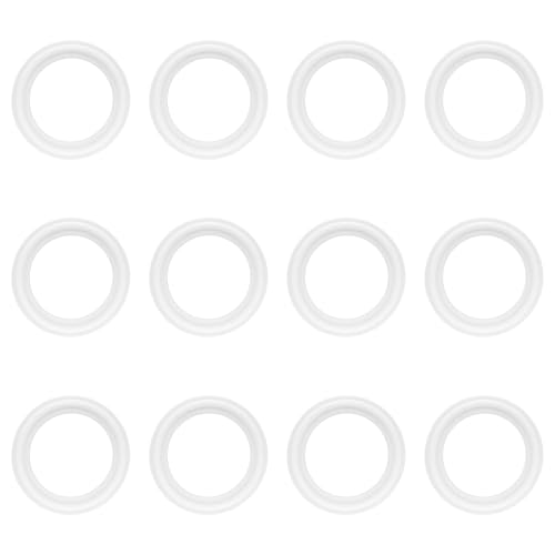 RIXIGOOD 1.5" Tri Clamp PTFE Gasket 12PCS