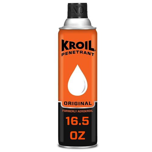 Kroil Original Penetrating Oil (Aerosol Spray-16.5oz Can-Single) | Penetrant for Rusted Bolts, Metal, Hinges, Chains, Moving Parts...