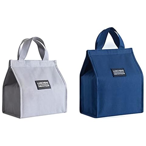 Ysmorla 2 Stücke Lunch-Taschen, Kühltasche Tragbar Isolierte Lunchtasche Cover
