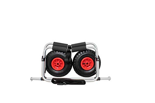 Brooklyn Kayak Company BKC UH-KC271 Kayak Cart - Two-Wheeled Cart for Kayaks, SUPs