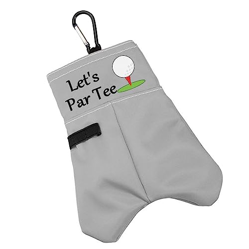 Funny Golf Ball Storage Bag Golf Lover Gift Let's Par Tee Golf Ball Storage Bag for Golfer (Let's Par Tee)