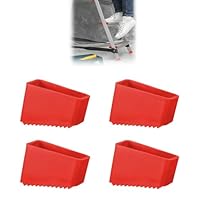 4 Stück 50 X 20 Mm Leiter Füße,Schutzkappe Leiterfuß,Schutzkappen Für Leitern,Gummifüße Für Leitern,Rutschfeste Leiterfußabdeckung,Leiterfüße,Universal Leiter Fußa Bdeckungen Für Heimarbeiter