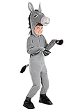 Kid's Donkey Costume Donkey Hooded Jumpsuit Small