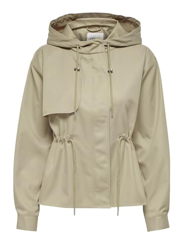 ONLY Women's ONLCHLOE Trenchcoat CC OTW Parka, White Pepper, XS