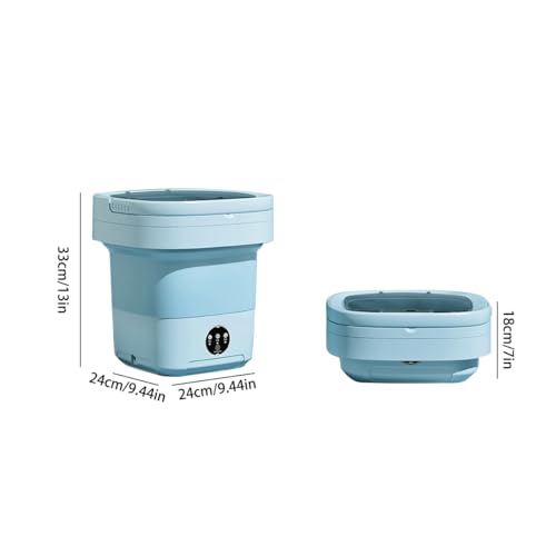 Mini laveuse pliable idéale pour appartement compact et linge de bébé - 3