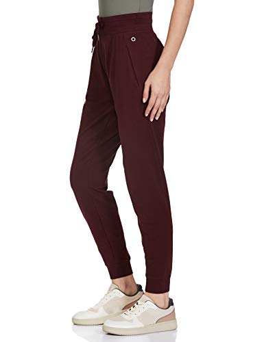 Image of Marks & Spencer Goodmove Womens Solid High Rise Regular Fit Jogger