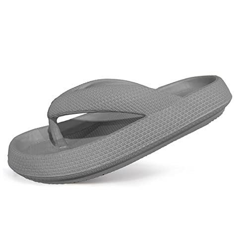 Cloud Flip Flops for Men Women Orthotic Lightweight Beach Slides Pillow Soft Slides Sandals Cushion Beach Flip Flops EVA Comfy Bath Spa Walking Sandals Pool Thong Slippers