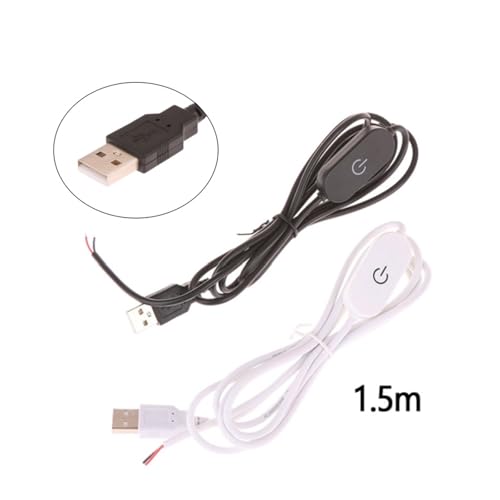 Cable atenuador táctil 5V con regulación del 5 al 100 por ciento y salida estable de 2A 3