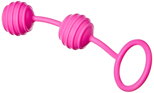 lovetoy Bolas De Pompoar Com Duas Esferas Kegel Ball Lovetoy Lovetoy Rosa