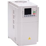 LAPOND AC 220V/15KW 20HP可変周波数ドライブ、55A VFDインバーター単相-3相コンバーター、≤15HP(11kW)42Amps 200-230V 3相モーターで使用。
