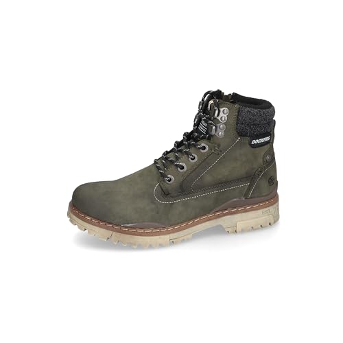 Dockers by Gerli 47ly001, Botas de Moda Hombre, Oliva 840, 43 EU