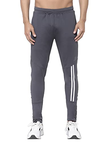 Image of UZARUS Men's Stretchable Joggers Track Pants for Gym, Yoga, Workout and Casual Wear with Towel Holder Loop