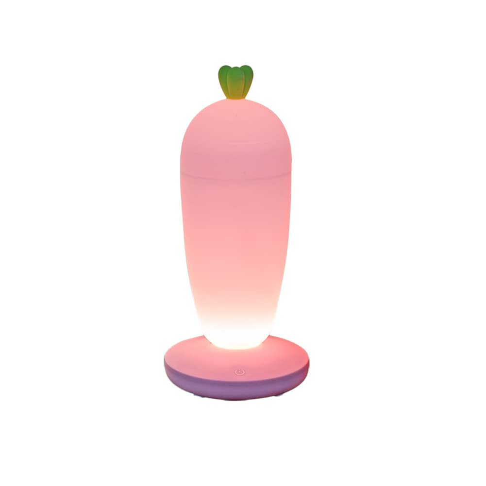 Linda luz nocturna for niños, luz nocturna recargable de silicona for bebé, decoración de habitación Kawaii, luces nocturnas for niños pequeños, regalo de lámpara for niños, lámpara de noche creativa