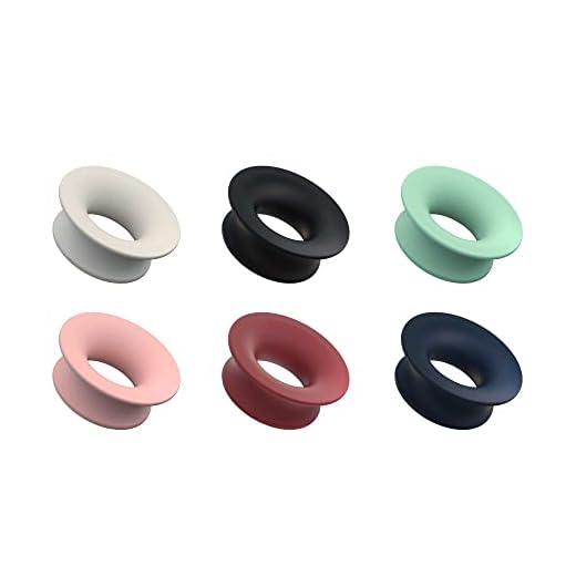 6-Pack Loop Mute Style Pack for Loop Earplugs – Extra 5 dB Noise Reduction On Demand | Adjustable Accessory | Mix & Match Colors with Your Loop Earplugs | 6 Bold Colors