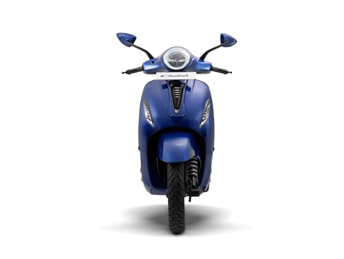 Image of Chetak C3501 by Bajaj Auto High Speed Electric Scooter with charger - Indigo Metallic - Ex-Showroom