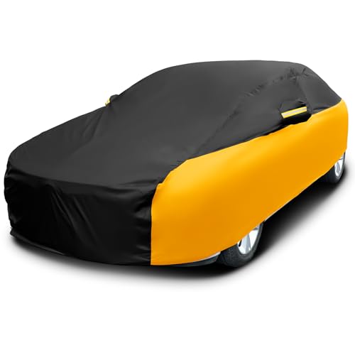 Housse de voiture complète Riakrum imperméable pour protection extérieur tout temps