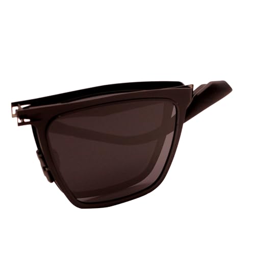 Flat-Folding Polarized Aviator Sunglasse Lightweight UV400 Protection Collapsible Travel Design for Men & Women